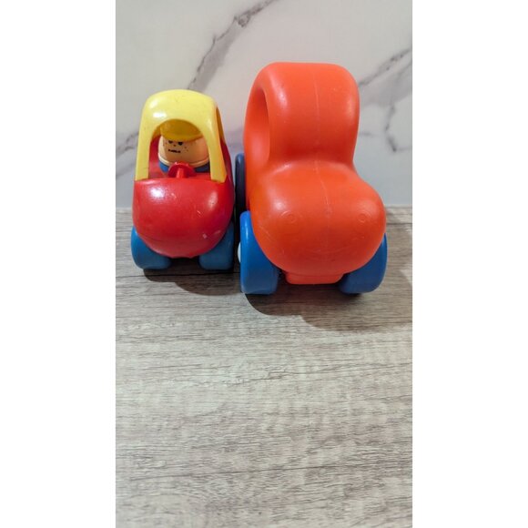 Vintage Little Tikes Chunky Toy Cars With Driver Figure clunky - Picture 5 of 9